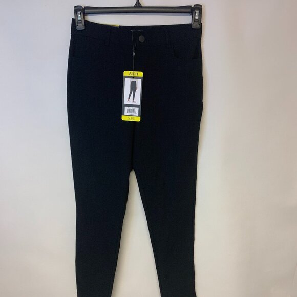 Mario Serrani Pants - Mario Serrani Pants Size Small Black NWT Textured Straight Leg Classic Preppy
